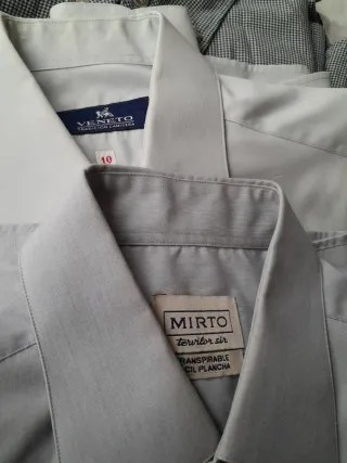 Camisas Veneto Manga Larga Talla 38