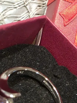 Anillo Plata Circonita Compromiso+cajita