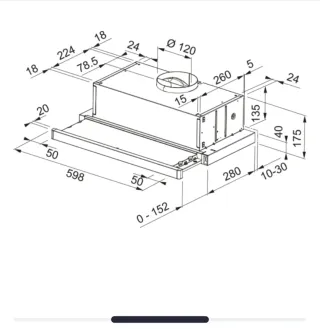 Campana Extractora Ecoline 60 Mepansa