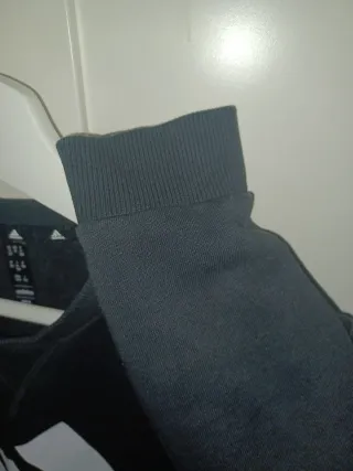 Sudadera Original Adidas Negra Logo Grande