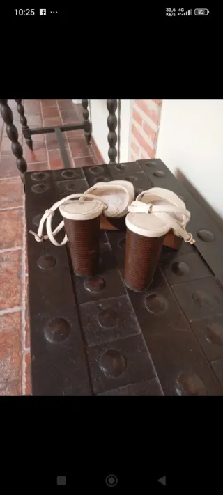 Sandalias  virales Zara Talla 38