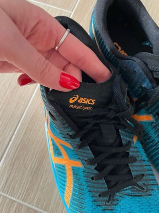 ASICS MagicSpeed Zapatillas Running Azul/Naranja