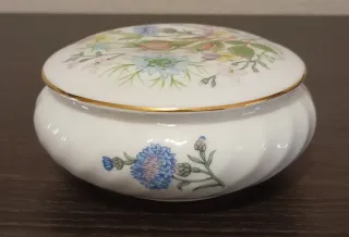 BONITA CAJA DE BARATIJAS DE PORCELANA FINA AYNSLEY