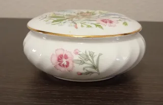 BONITA CAJA DE BARATIJAS DE PORCELANA FINA AYNSLEY