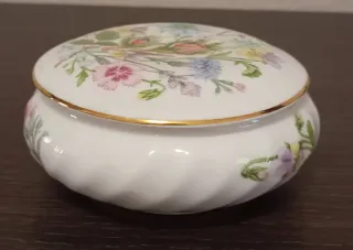 BONITA CAJA DE BARATIJAS DE PORCELANA FINA AYNSLEY