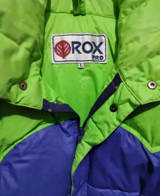 Plumón Vintage Rox Azul/Verde