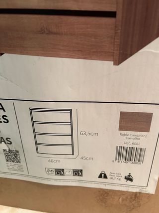Cajonera de madera 4 cajones grandes