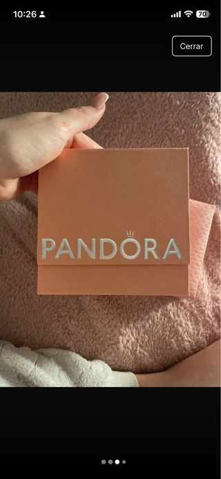 Pulsera de plata y color oro  con corazón pandora