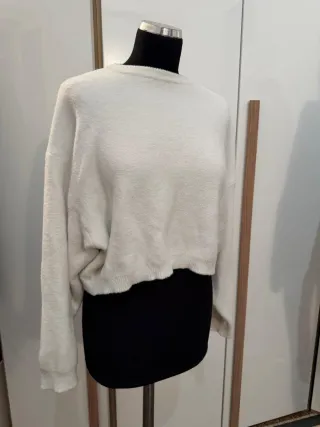 Maglione donna Zara bianco