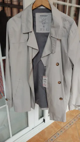 Gabardina Springfield gris xl
