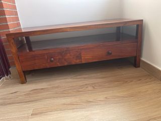 Mesa centro/TV madera con cajones
