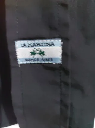 Camisa La Martina Negra Talla XXL