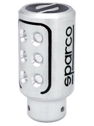 Pomo Cambio Sparco Aluminio Gris