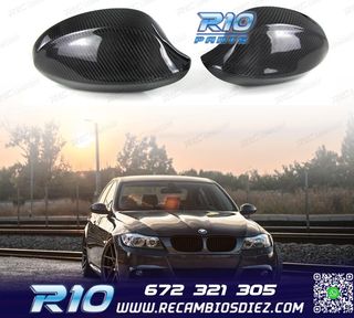 CARCASAS ESPEJOS RETROVISORES BMW E90 E91 CARBONO LOOK M