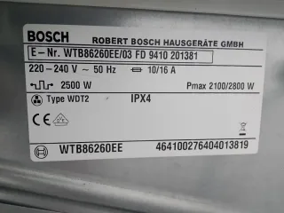 Secadora 8kg  Bosch Serie 4