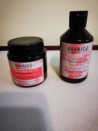 OHANIC Mascarilla y Acondicionador Restore