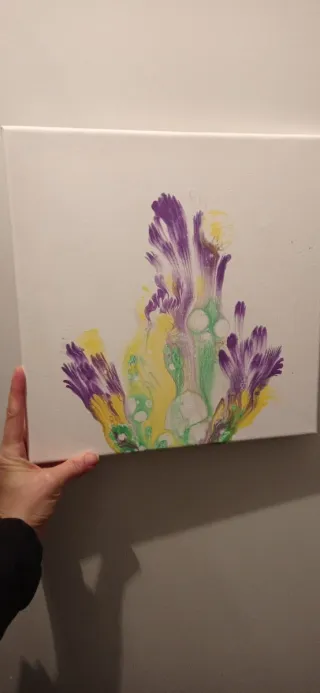 Cuadro Pintura Acrílica Fluid Painting