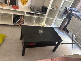 Mesa auxiliar negra Ikea