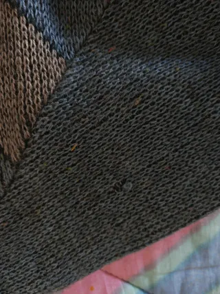 Maglione uomo a rombi blu e grigio Lana43% alpaca%