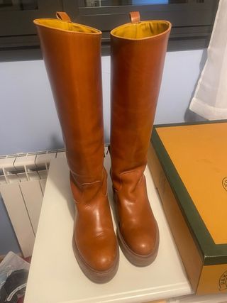 Botas altas marrones talla 38