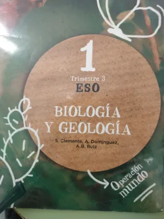 Libro Biología 1 ESO // Trimestre 3.