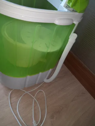 Lavadora portátil camping como nueva
