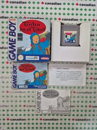 Tintin en el Tíbet Game Boy
