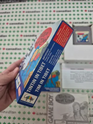 Tintin en el Tíbet Game Boy