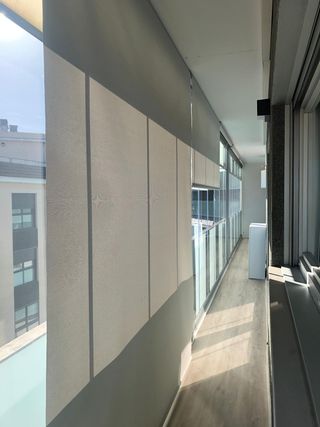 Estor enrollable gris 3x2,1 m