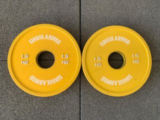 Lote de Discos Fraccionales Olímpicos SingularWOD