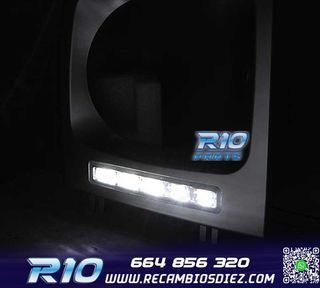 KIT LUZ DIURNA MERCEDES W461 W463 01-12 DELANTERA DRL LED PL