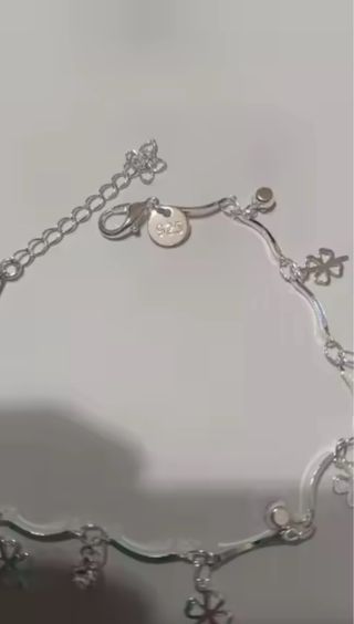 Bracciale quadrifogli argento 925