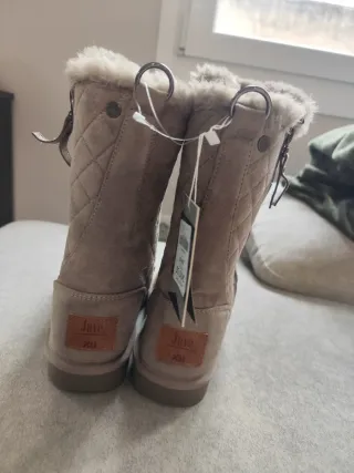 Botas XTI pelo beige talla 39