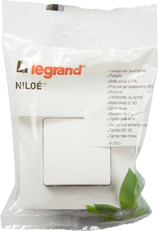 LEGRAND Pulsador de Pared 6A, Gama Niloé Monobloc,