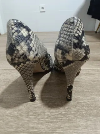 Zapatos Fosco Stilettos Talla 39 Serpiente