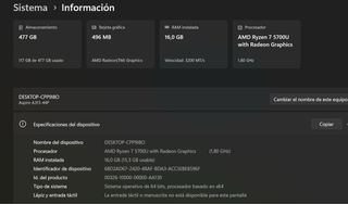 Portátil Acer Aspire 7