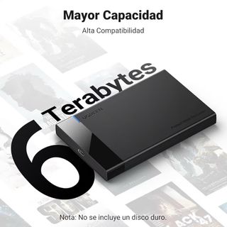 UGREEN Carcasa Disco Duro Externo 2.5 Negro
