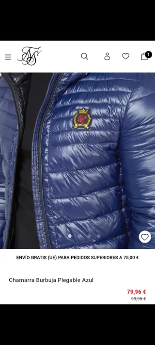 Chaqueta SIKSLIK Azul talla S/M