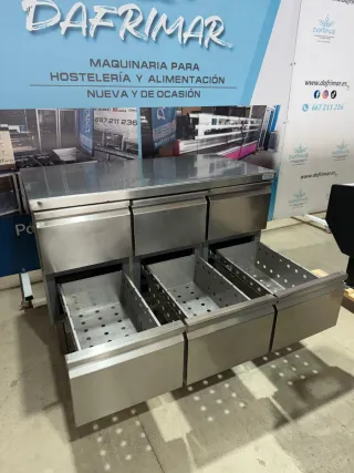 Mesa Refrigerada Coreco 6 Cajones