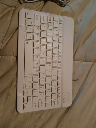 Teclado Inalámbrico Blanco