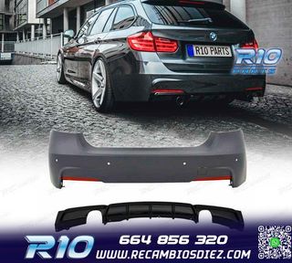 PARAGOLPES TRASERO BMW F31 TOURING LOOK M PERFORMANCE PDC