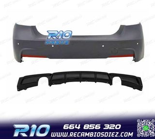 PARAGOLPES TRASERO BMW F31 TOURING LOOK M PERFORMANCE PDC