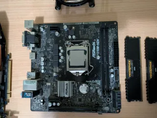 Componentes PC: Placa Base y CPU, GPU, RAM, fuente