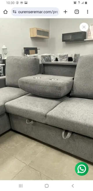 Sofá Cama Chaise Longue Luke