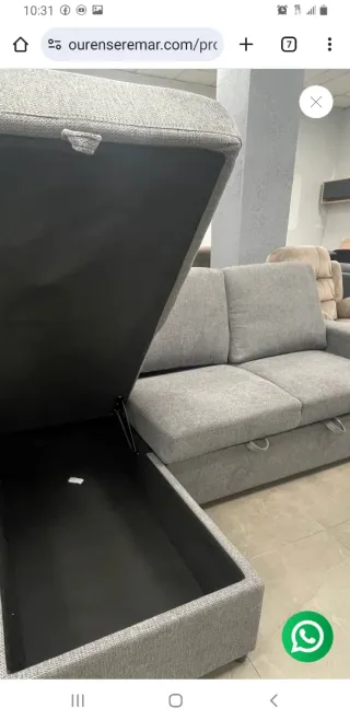 Sofá Cama Chaise Longue Luke