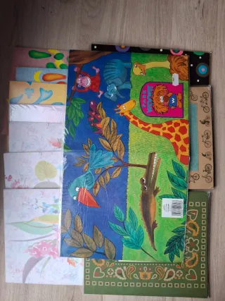 Lote carpetillas cartas perfumadas