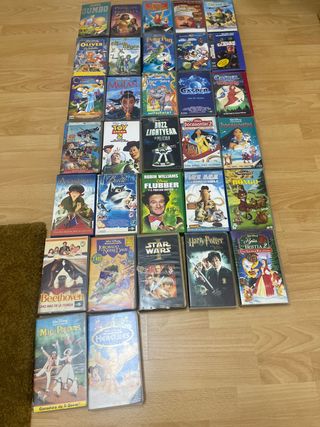 Lote 32 Películas Disney VHS