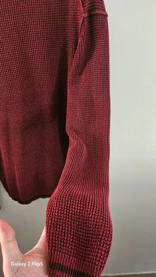 Only & Sons Cardigan Uomo L Rosso 100 per 100 coto