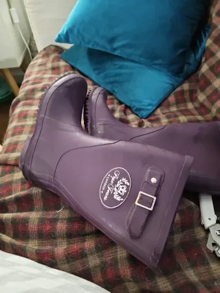 Botas de agua Pepe Jeans moradas talla 35