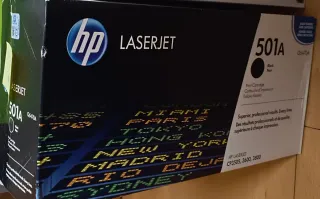 Tóner HP LaserJet 501A negro